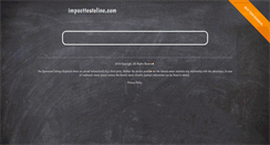 Desktop Screenshot of impacttestoline.com